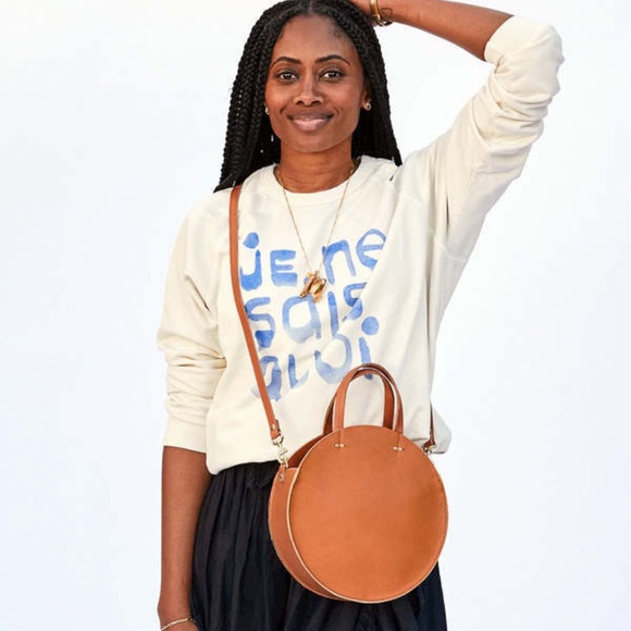 Clare V. Petit Alistair Tote in Cuoio Vachetta - Picture 2 of 9